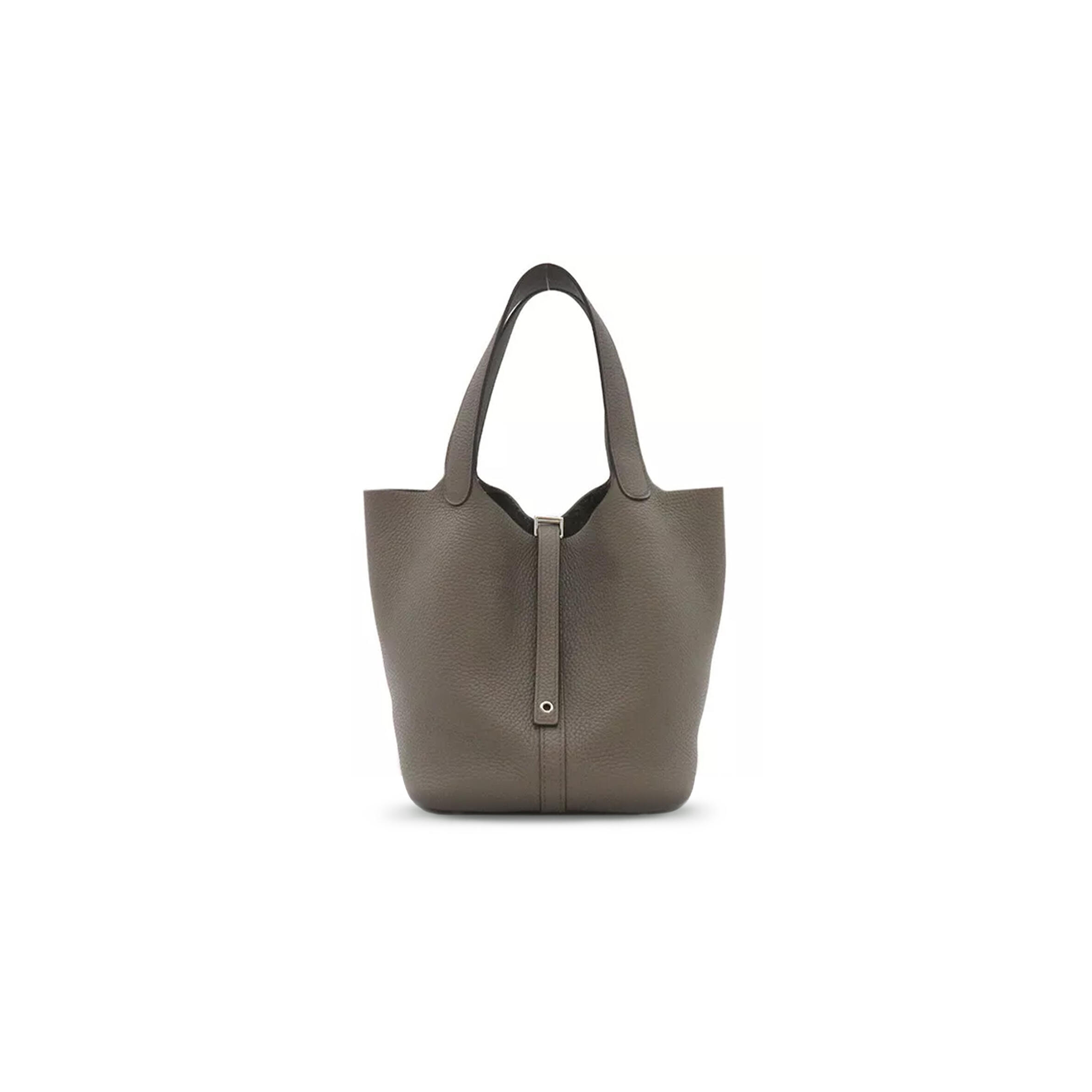 H**mes picotin lock 22 taurillon clemence h028369cc8f (22*21*17cm)